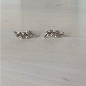 Tiffany & Co. Silver Olive Leaf Ear Climber